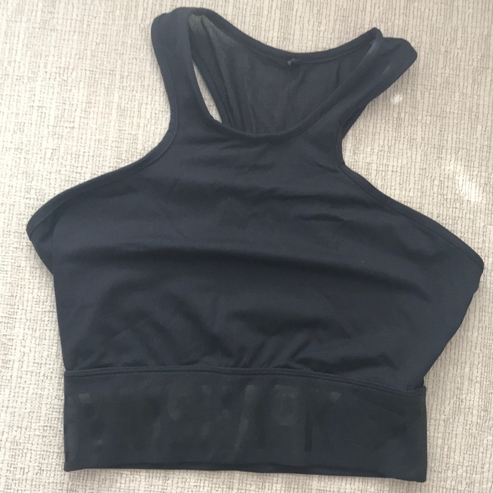 Black Gymshark Crop top/bra XS